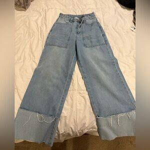Le Lis Light Blue Flare Jeans